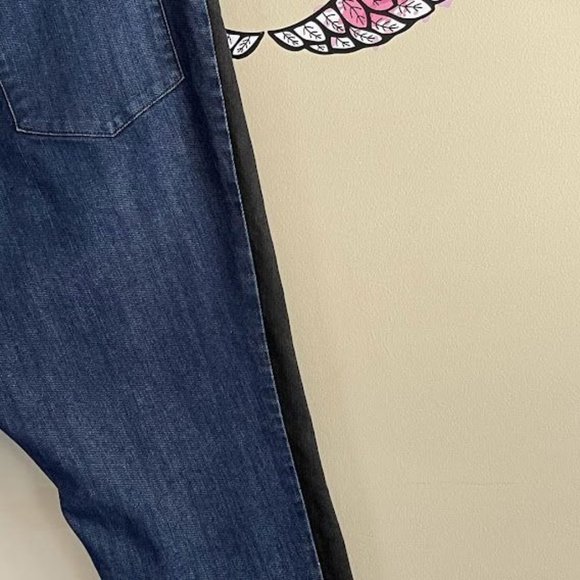 Women's Coldwater Creek Jeans with Color block Side - Picture 4 of 4